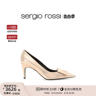 sr1系列金属饰片高跟鞋 SR女鞋 Rossi Sergio