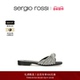 拖鞋 Sergio EVANGELIE系列钻饰方头凉鞋 Rossi SR女鞋