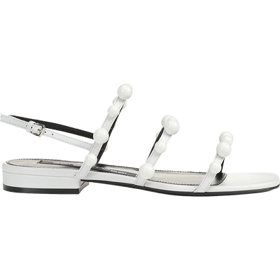 Sergio Rossi/SR女鞋SR CHUPETAS系列方头平底凉鞋