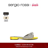 拖鞋 Sergio EVANGELIE系列钻饰方头凉鞋 Rossi SR女鞋