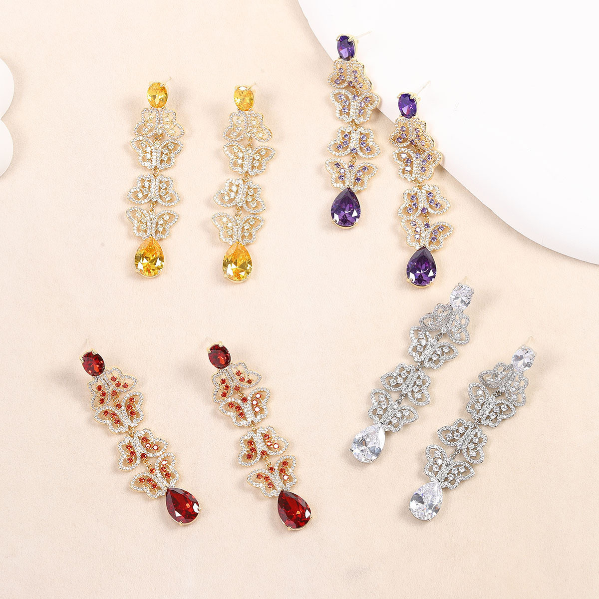 2025冬季新款流苏蝴蝶造型耳环耳钉轻奢设计时尚大气网红同款配件,饰品/流行首饰/时尚饰品新,耳环,淘宝优惠券,粉丝福利购,淘宝优惠卷