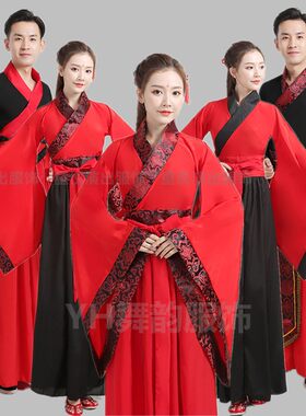 成人礼古风情侣装襦裙改良汉服