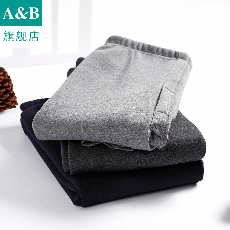 AB内衣保暖裤男士棉绒加中老年