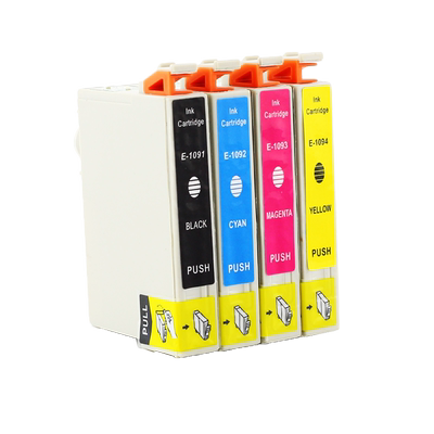 Won适用Epson T1091墨盒ME600f墨水盒 爱普生650fn彩色打印机墨盒ME300墨盒ME30墨水 爱普生me1100打印机墨盒