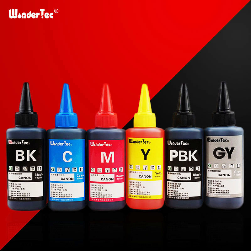 Wondertec适用佳能mg7780打印机连供墨水MG6880 MX928 MX728 MG7180墨盒墨水MG6400 MG6380 5680喷墨填充墨水