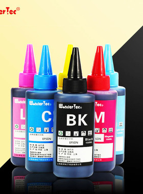 适用 爱普生STYLUS Photo 1390墨水R330打印机墨水EPSON R210 R230 R310墨盒R290 R270 R390填充墨水 6色