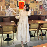 【现货】复古提花连衣裙157-8706-P155-K218，女装连衣裙，浙宝157（原165A）