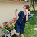 【现货！数据好】复古牛仔连衣裙157-8670-P115-K168，女装连衣裙，浙宝157（原165A）