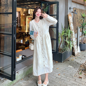 【现货】复古提花连衣裙 157-8706-P155-K218图片
