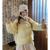 【现货】90白鸭绒立领撞色面包羽绒服157-8861-P255-K378，女装羽绒服，浙宝157（原165A）