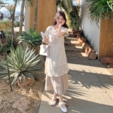 新中式国风刺绣上衣半身裙套装女夏甜美优雅爆款高级感超火两件套，女装套装/套裙，浙宝157（原165A）