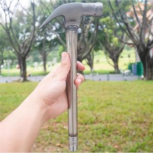 羊角铁锤木工五金家用榔头起拔钉一体实心特钢不锈钢手柄锤子工具