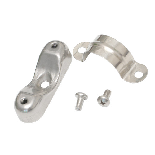 304不锈钢离墙码元宝卡马鞍卡管卡管夹支架固定骑马卡20-25-32mm