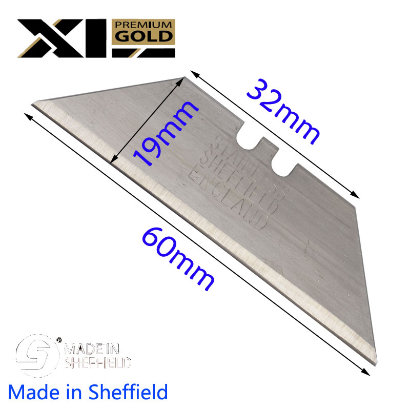 原装进口美工刀片发泡墙板割刀加厚壁纸刀1mm厚不锈钢t型梯形刀片