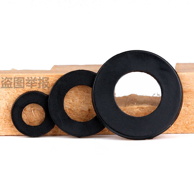黑色尼龙垫片 绝缘塑胶螺丝垫圈 超薄塑料圆形平垫M3 M4 M5 M6 M8
