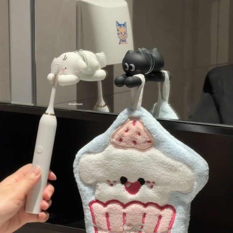 创意卡通儿童牙刷架壁挂式免打孔吸盘牙刷收纳支架毛巾小手帕挂钩,珠宝/钻石/翡翠,翡翠裸石/蛋面,淘宝优惠券,粉丝福利购,淘宝优惠卷