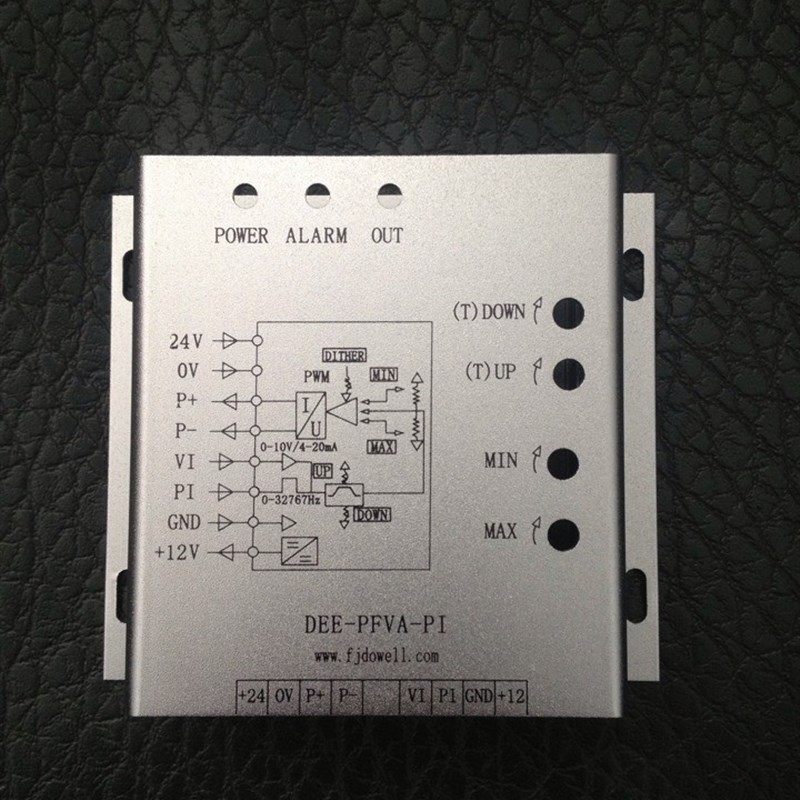单路脉冲比例阀放大板电压p0-10V 0-4000HZ输入0.8安DC24V电源