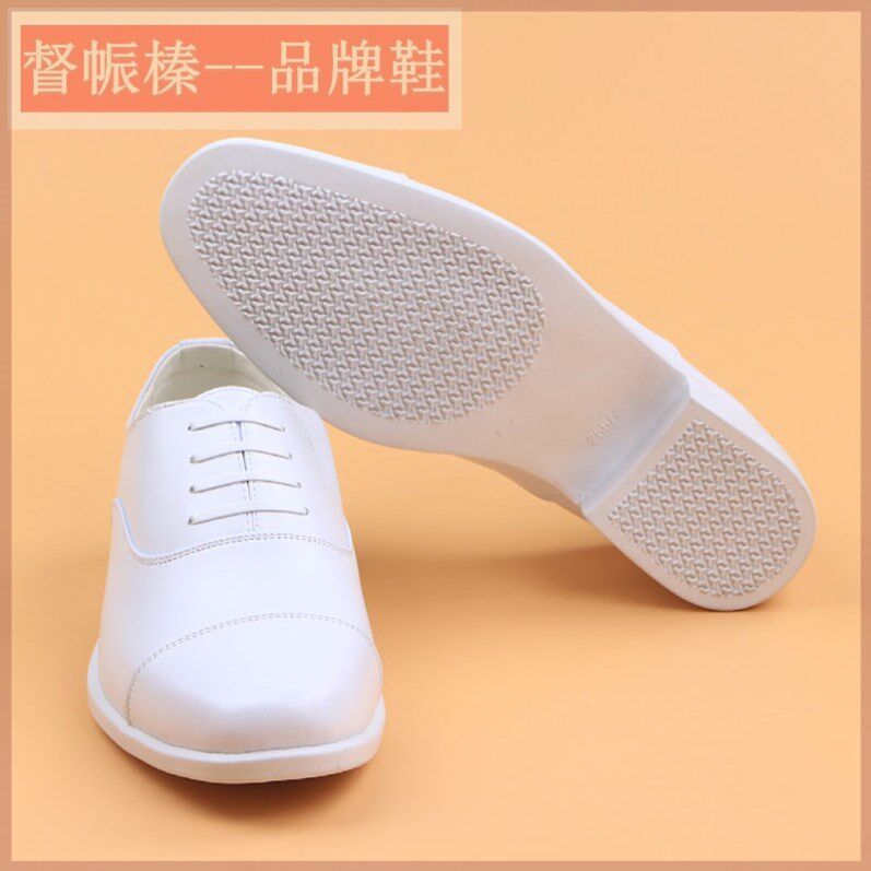 白皮鞋男真皮三接头商务正装凉鞋结婚穿新郎小白鞋摄影师脚模鞋子