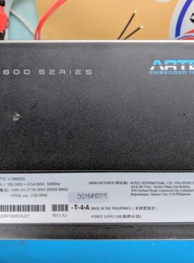 Artesyn工业监控3D打印机医疗LCM600Q-T-4-A电源24V27A600W