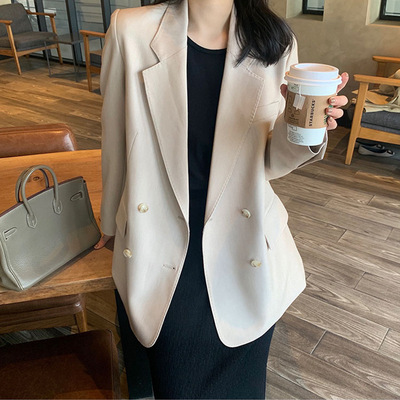 英国george melis小西装外套女气质时尚复古春秋宽松显瘦西服