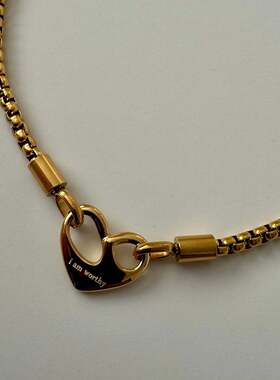 英国george melis爱心项链吊坠mama项链双面爱心情人节炉内真空