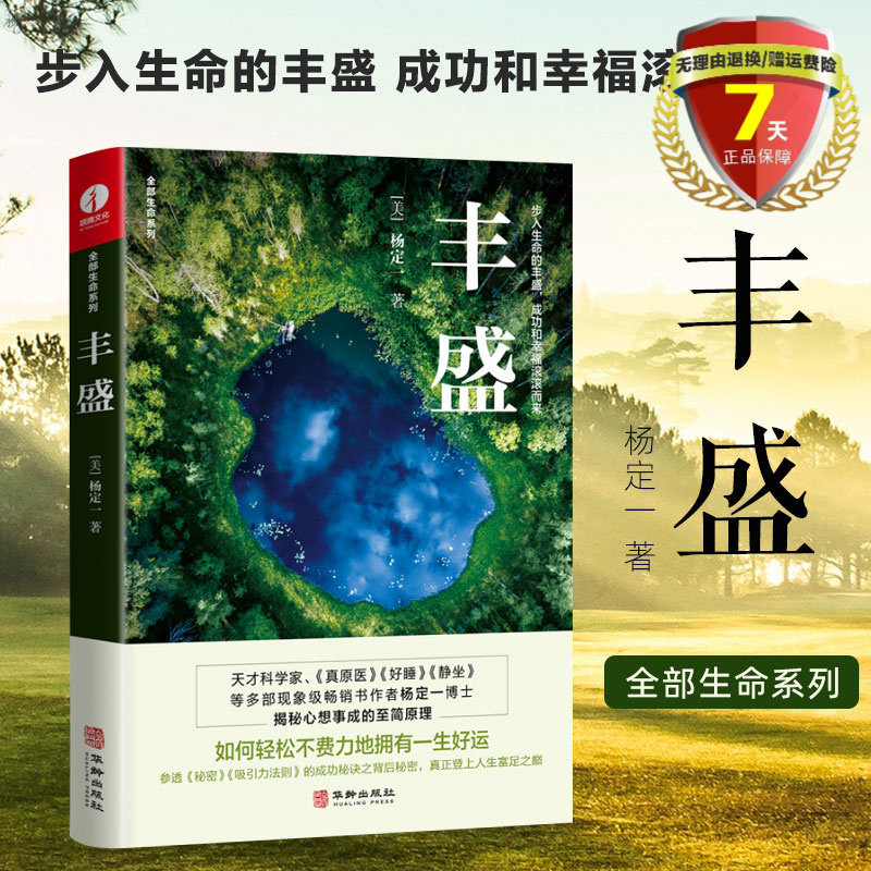 正版 丰盛 杨定一著华龄出版社新书揭秘心想事成的至简真理 参透秘密吸引力法则的成功秘诀之背后秘密成功励志书书籍