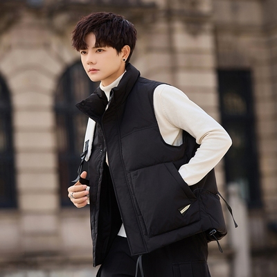 日系cityboy羽绒马甲男冬季新款