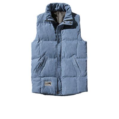 棉马甲男士秋冬加厚羽绒棉马夹外套青年情侣韩版潮流帅气坎肩背心