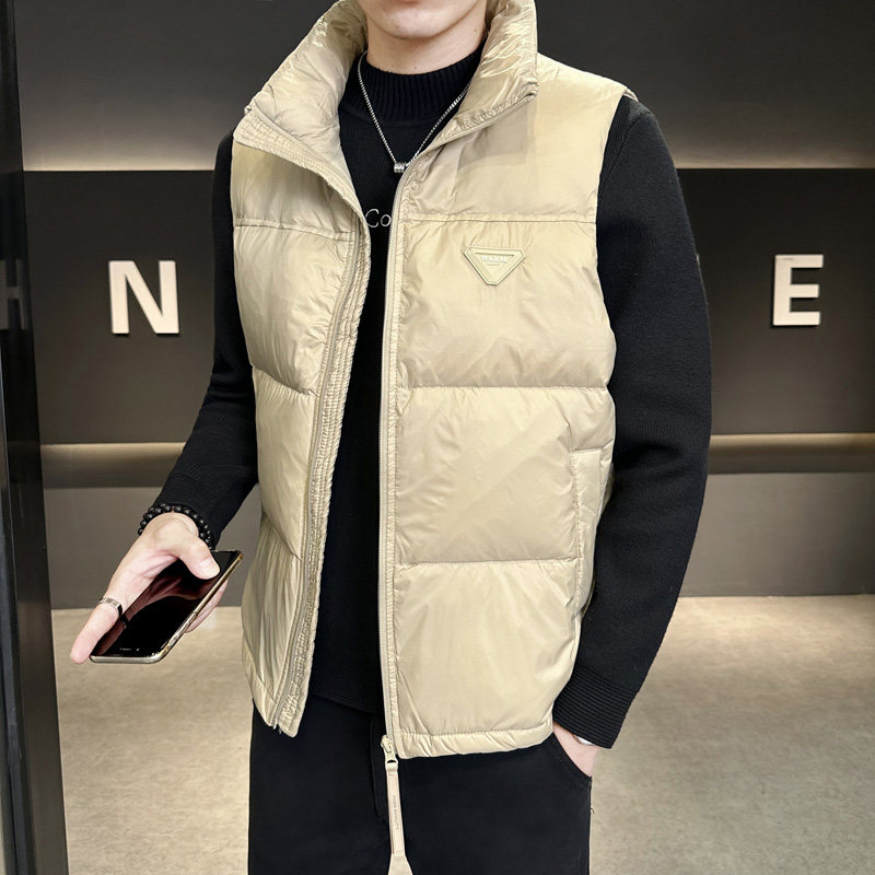 羽绒马甲男款秋冬季加厚保暖背心