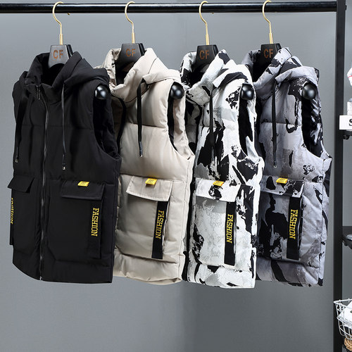 羽绒棉马甲男士秋冬季运动