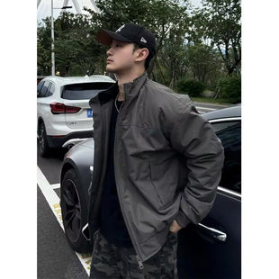 cleanfit高街风痞帅三防飞行员夹克外套男款美式立领棒球服工装服