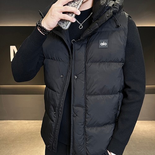 连帽ins短款羽绒马甲男秋冬青年