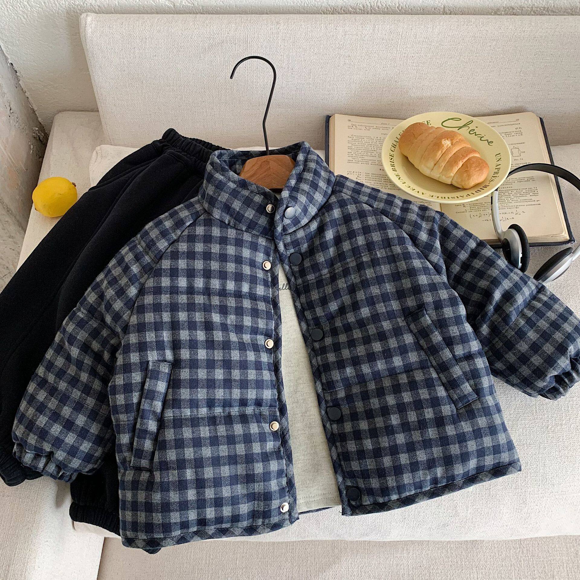 儿童冬季棉服2025新款复古棉袄