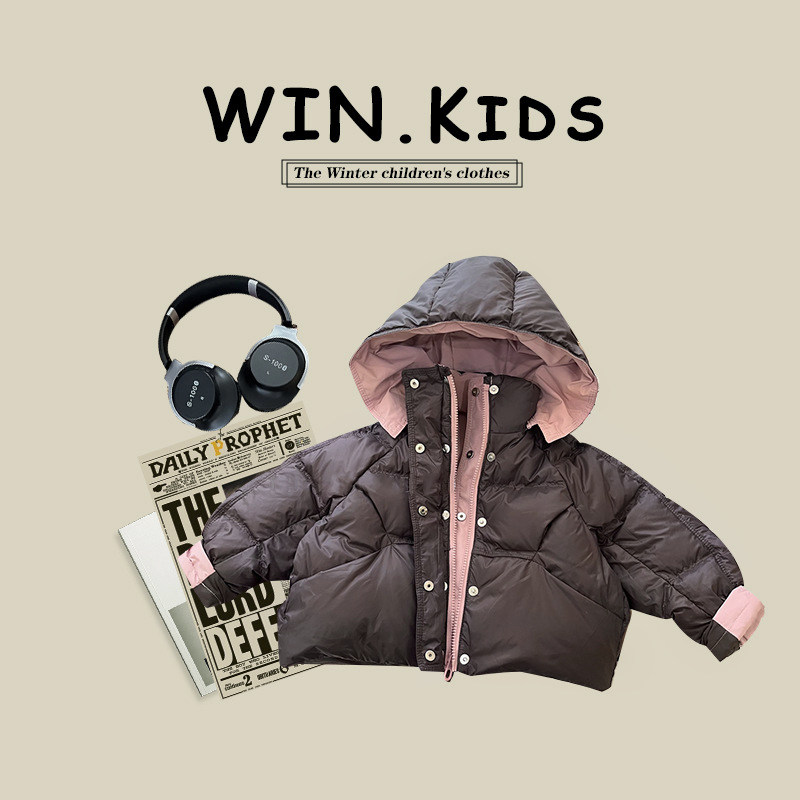 儿童双面穿羽绒服白鸭绒冬季2025新款男童女童加厚粉色外套冬装潮,童装/婴儿装/亲子装,羽绒服,淘宝优惠券,粉丝福利购,淘宝优惠卷