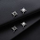 北极星磁吸耳夹男士 个性 无耳洞百搭高级感简约独特小众耳饰女潮小