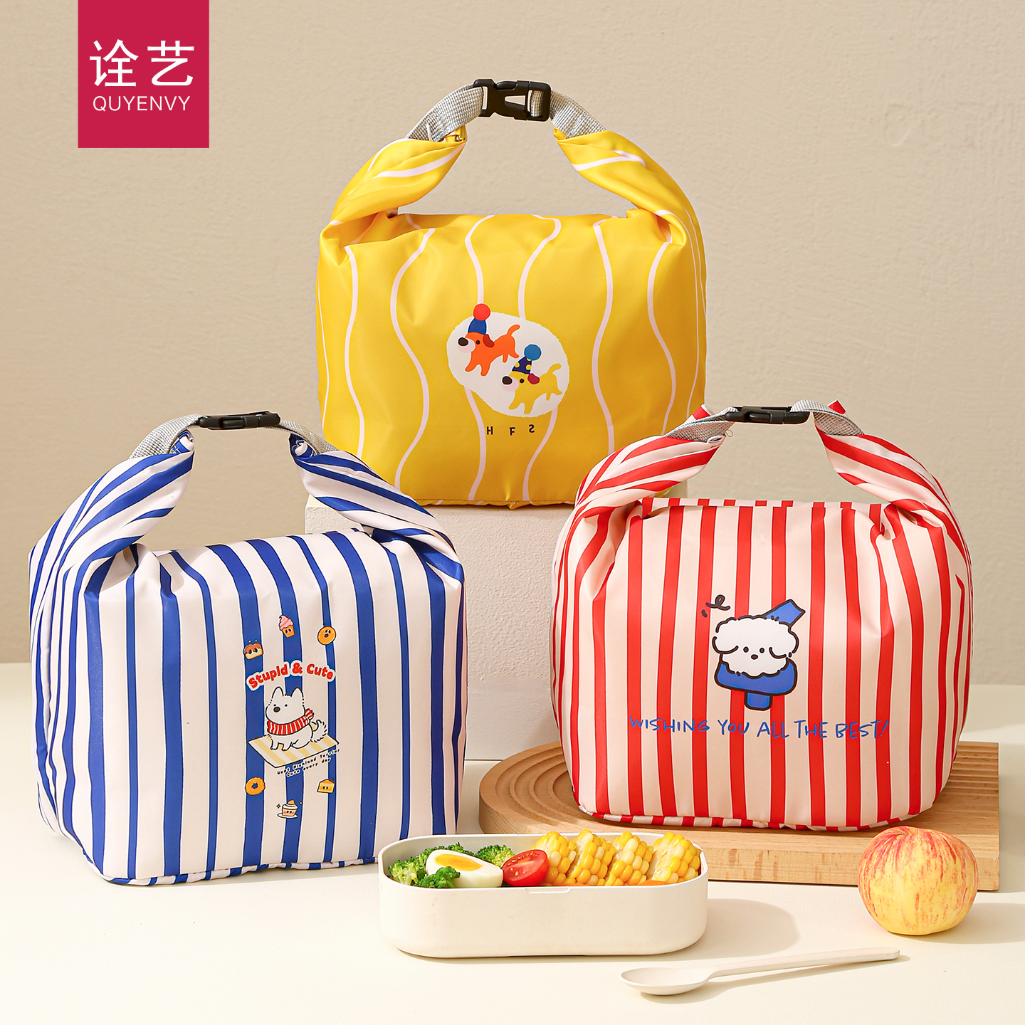 保温袋新款饭盒手提袋加厚上班族学生带饭包防油大容量便当包