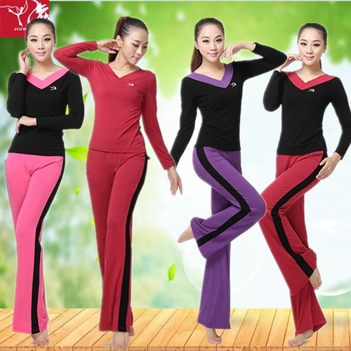 春秋季广场舞服装新款女练功服