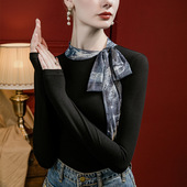 时尚 交谊舞上衣女长袖 拉丁训练服国标摩登舞练功服舞蹈 新款 春秋季