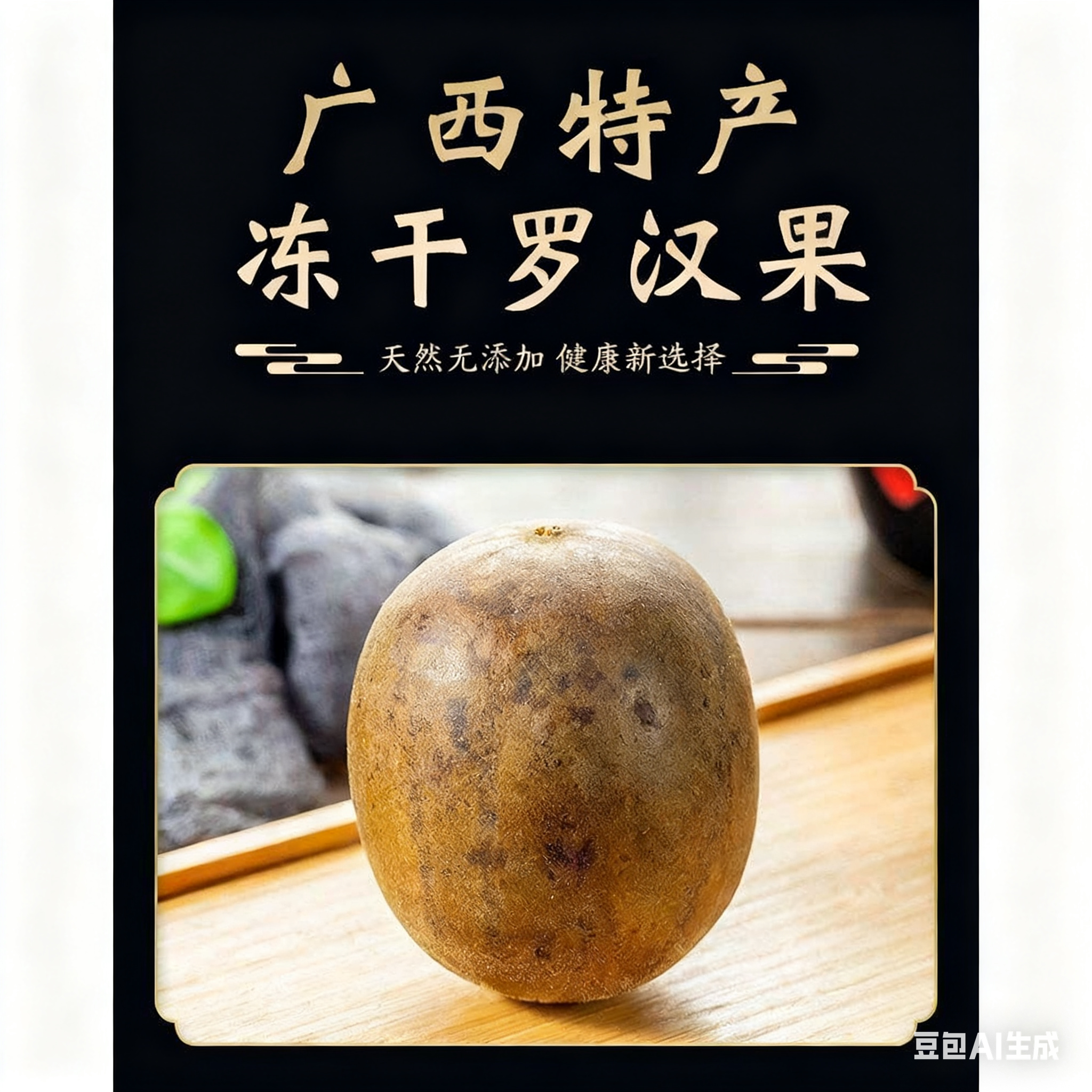 精选罗汉果正品桂林特产无硫罗汉果干果泡茶批发新货