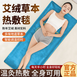 艾灸毯电加热艾草全身通用理疗垫草本艾灸热敷毯艾绒坐垫背部毯子