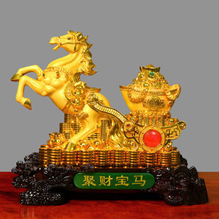 十二生肖金马摆件家居客厅玄关电视柜装饰本命年促销礼品跨境出口