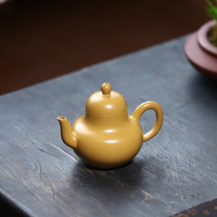 宜兴紫砂壶密文中式茶壶黄金朱泥思亭壶紫砂茶具厂家