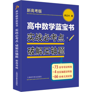 高中数学蓝宝书 考点破解压轴题知识点梳理精讲贯通李正兴著高中数学专项精练精讲精析高三新高考上海数学高考