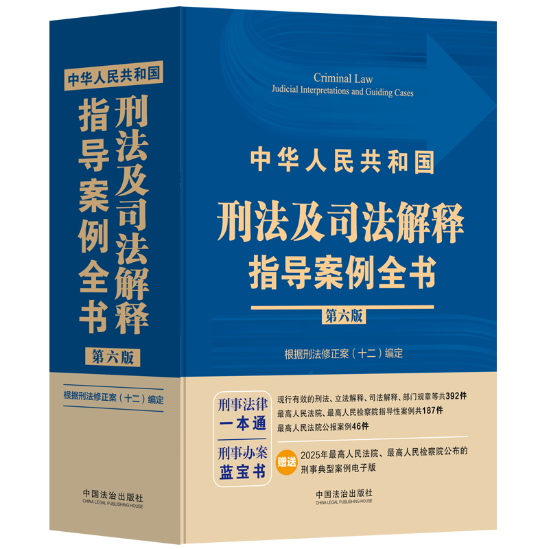 中华人民共和国刑法及司法解释指导案例全书(第6版)