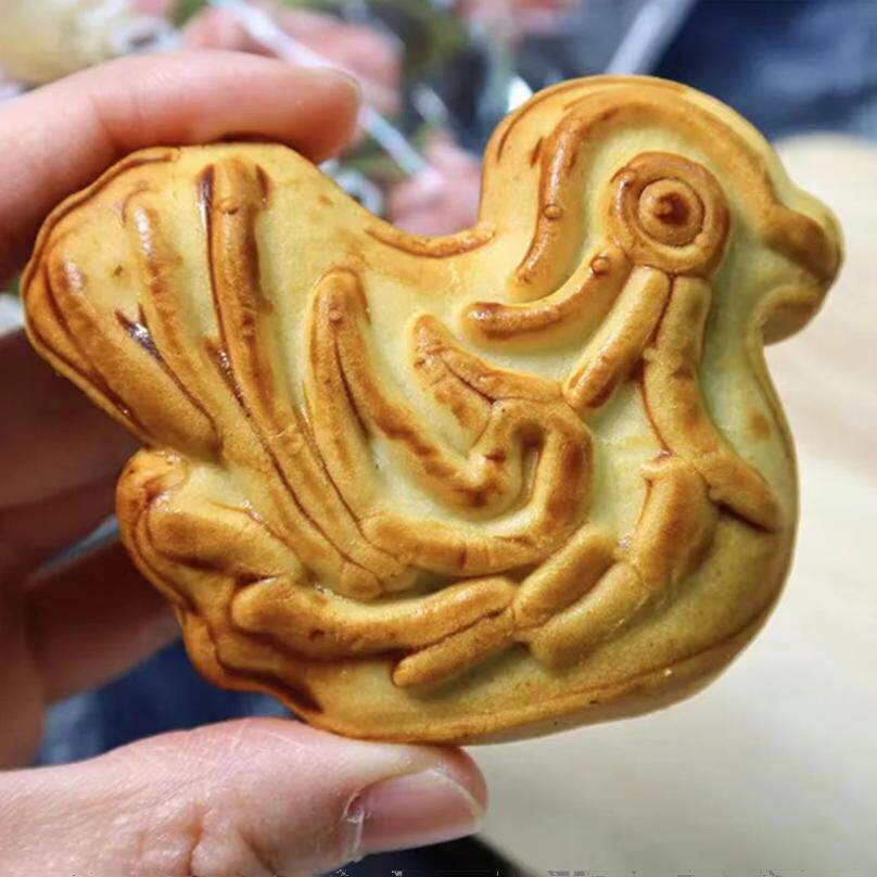 潮汕特产饼干鸟饼糕点咸蛋黄黑豆沙鸟饼广式糕点红豆沙休闲零食