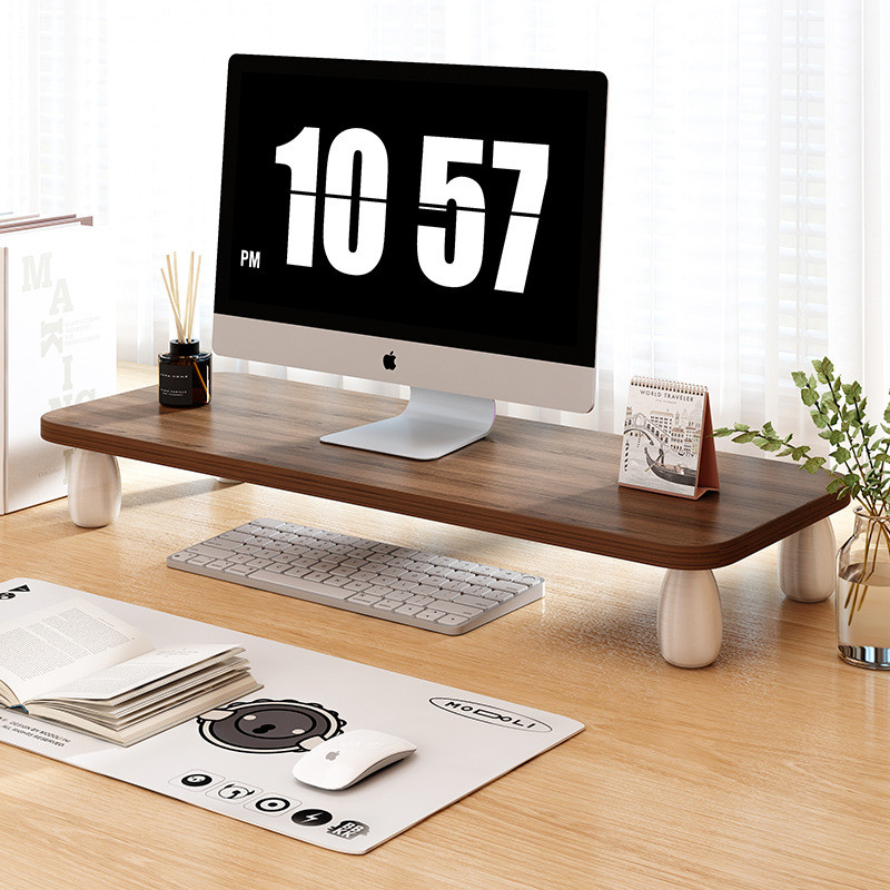 电脑增高架桌面垫高底座笔记本散热支架宿舍收纳显示器支撑置物架