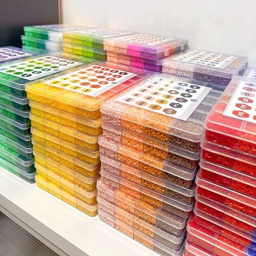 手工diy套装240色拼拼豆豆3d立体拼豆玩具益智MARD同款拼豆可混用