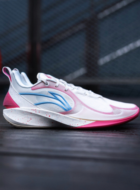 李宁闪凌2V2丨减震轻量高回弹篮球场地鞋男子25新款专业运动鞋子