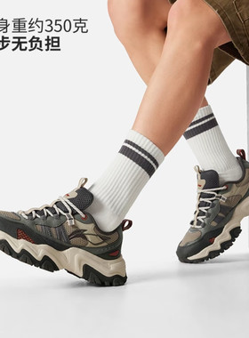 李宁山行百搭增高低帮舒适防滑时尚运动经典休闲鞋老爹鞋AGCV375