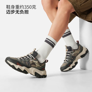 李宁山行百搭增高低帮舒适防滑时尚 休闲鞋 老爹鞋 AGCV375 运动经典